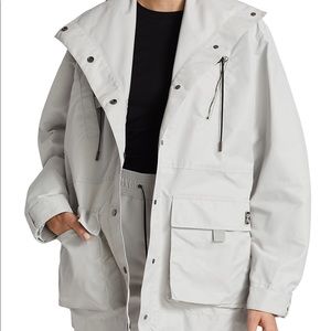 Off White nylon cargo jacket with tags